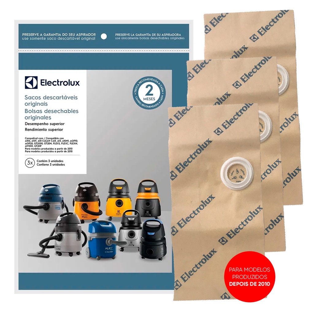 Saco Aspirador Electrolux Flex Hidrolux  A10n Gt20n Aqp Awd