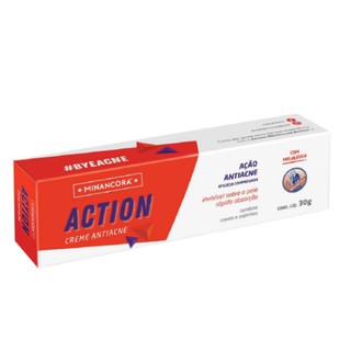 Minancora action 30g espinhas acne cravos melaleuca tratamento elimina diminui oleosidade