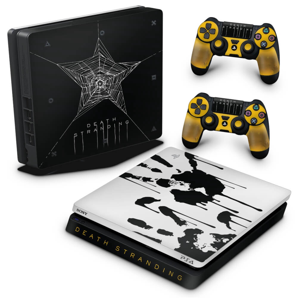 Skin PS4 Slim Adesivo - Death Stranding Bundle