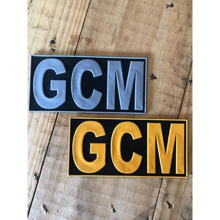 Emborrachado Patch GCM Para Capa De Colete Costas