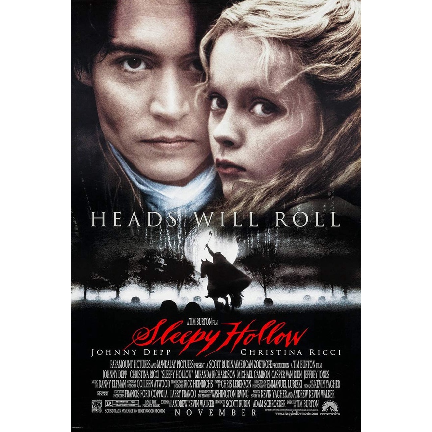 A Lenda do Cavaleiro Sem Cabeça (1999) (Sleepy Hollow) Johnny Depp e Christina Ricci - Dublagem Clássica