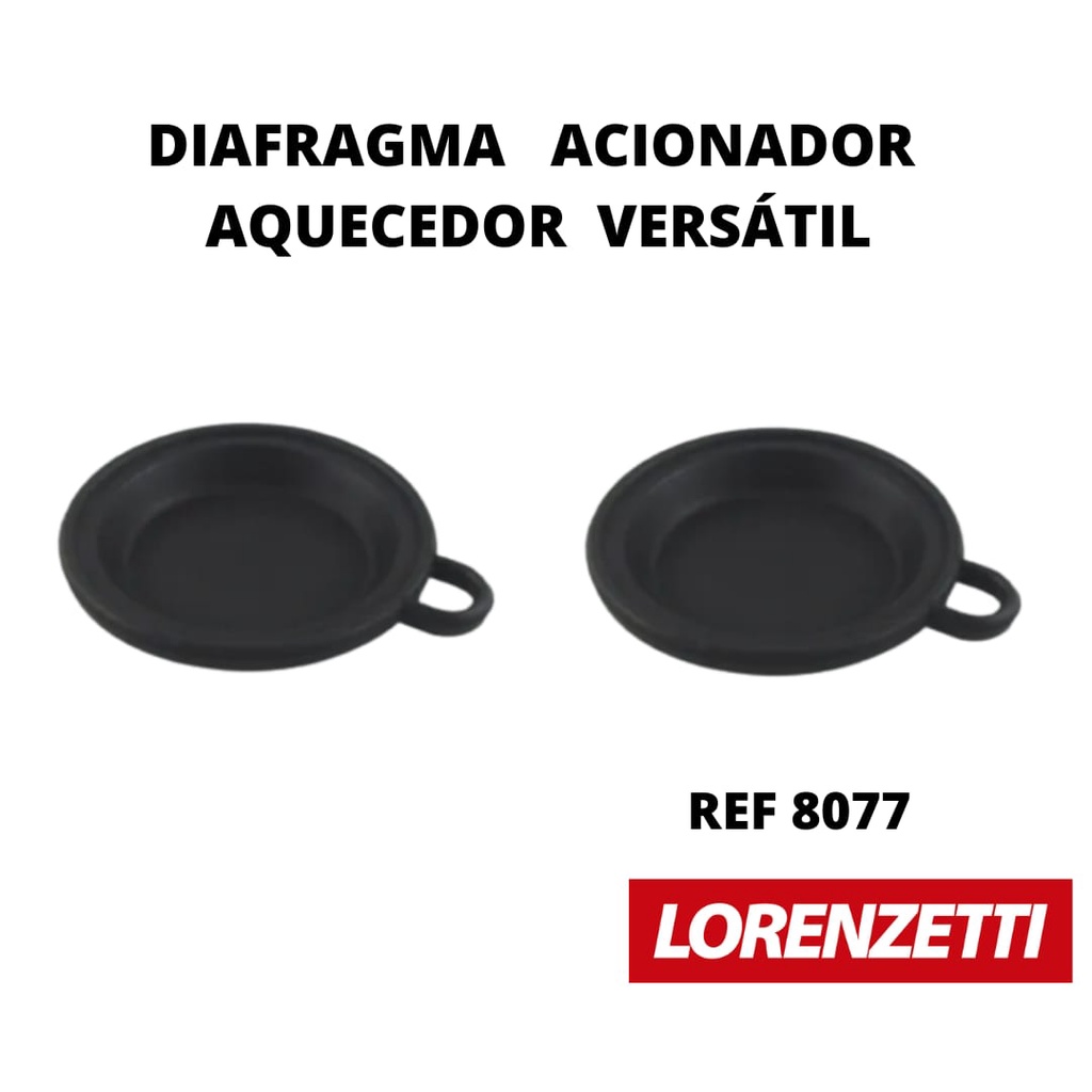 2 Diafragma para Aquecedor Ducha Higienica Lorenzetti 8077