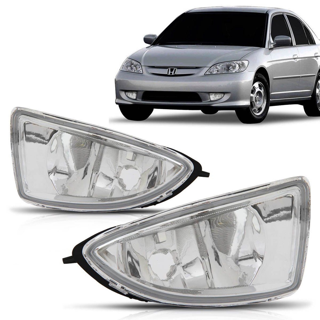 Par Farol Milha Civic 2004 2005 2006