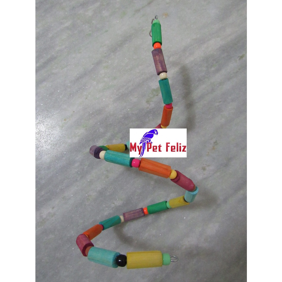 Balanço para calopsita - Balanço para periquito - Balanço para pássaros pequenos