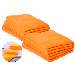 Kit 12 Flanelas Ouro Grandes Laranja 100% Algodão Para Limpeza Em Geral em Oferta na Shopee