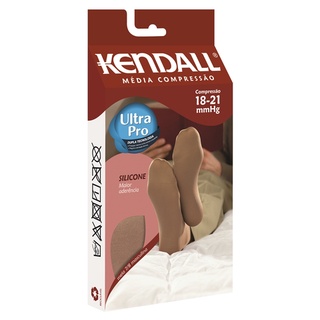 Meia 7/8 Kendall Masculina Média Compressão 1811 - Bege