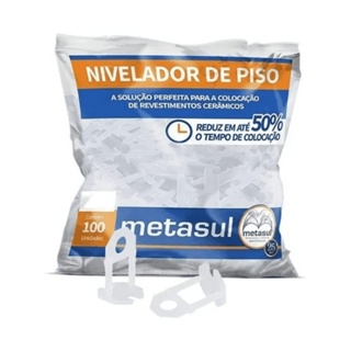 Nivelador Espaçador De Piso Metasul 100 Peças 2 mm em Oferta na Shopee