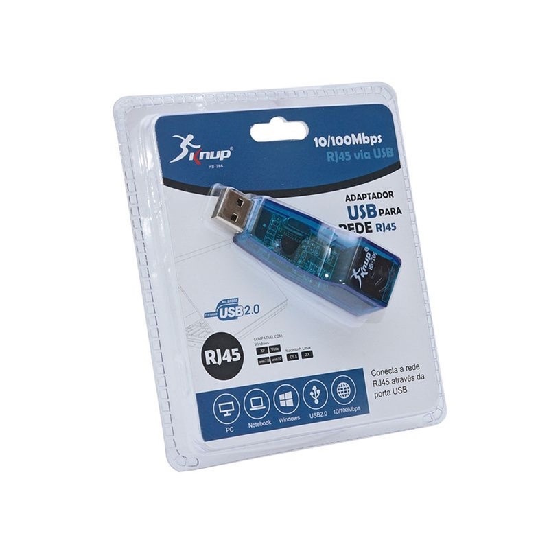 Adaptador Placa De Rede Usb Externa Lan Ethernet Rj Hb T Shopee Brasil