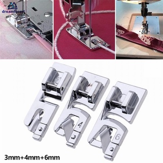 DF 3Pcs Acessório Para Máquina De Costura Bainha Estreitada/Ferramenta