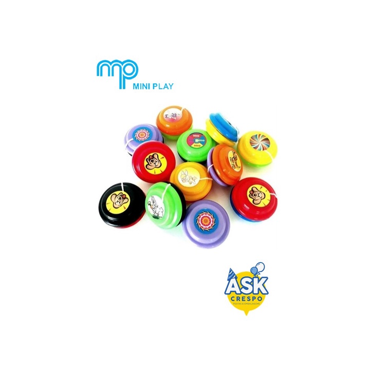 Ioio Grande Mini Brinquedo - Pacote com 6 unidades