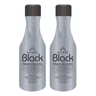 2 Máscara Black Matizadora De Loiros New Liss Hair