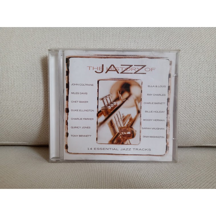 Cd The History Of Jazz 14 Essential Jazz Tracks Excelente Original John Coltrane Miles Davis Billie Holiday Quincy Jones Chet Baker