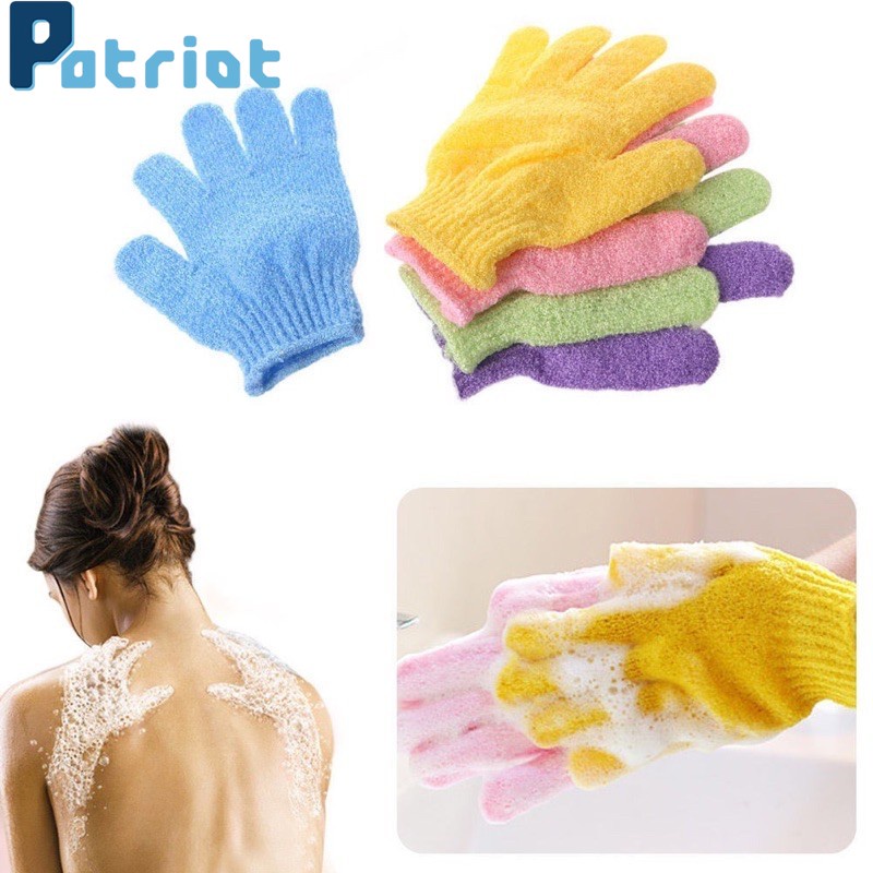 [Luva De Banho Corporal De Dedos] [De Esponja De Massagem Para Esfoliante Mitt Body Brush]