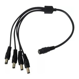 Rabicho Cabo Conector Adaptador P4 1 Fêmea E 4 Macho