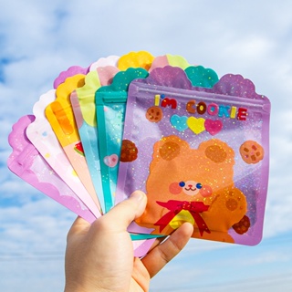 10 Pçs Bolsa De Armazenamento De Alimentos Com Desenho/Translúcido/À Prova D'água/Pequena em Oferta na Shopee