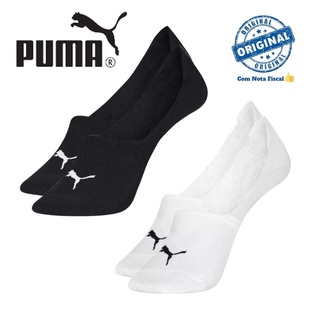 Kit 2 Pares Meias Sapatilha Invisivel Puma Algodao Unissex Sport