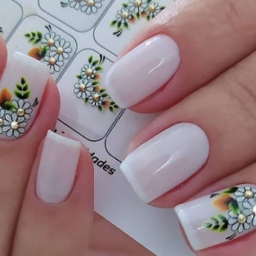 Unhas Decoradas 100 Adesivos de Unhas 3D Revenda Manicure e Pedicure Decoração de Unhas