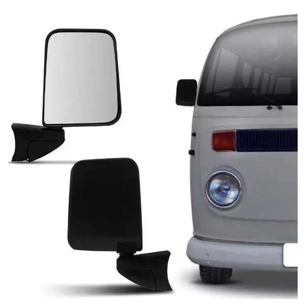 Retrovisor Kombi Lado Direito 1997 1998 1999 2000 2001 2002 2003 2004 2005 2006 2007 2008 2009 2010 2011 2012 2013 2014