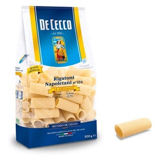 Massa Italiana Rigatoni Napoletani De Cecco 500 G