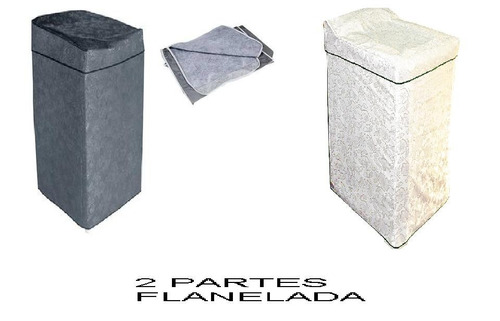 Capa Maquina Lavar Flanelada 2 Partes Besser 6kg