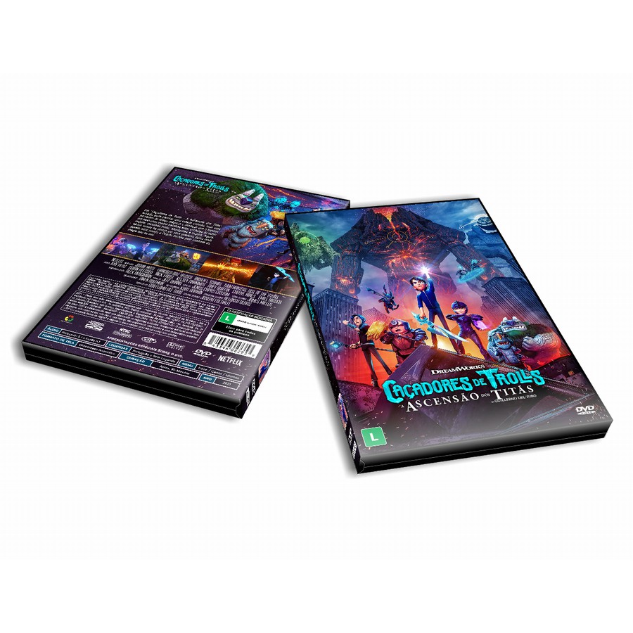 Dvd Caçadores De Trolls - A Ascensão Dos Titãs