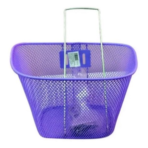 Cestinha para Bicicleta Aro 20 Infantil Cesta Aramada Colorida para Bike de Criança sem Amortecedor no Garfo