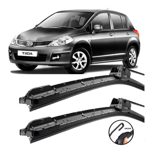 Palheta Silicone Limpador Parabrisa Nissan Tiida Hacth/sedan