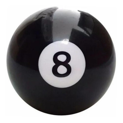 Bola Avulsa 54 mm Numerada Número 8 Sinuca Bilhar Snooker Nova