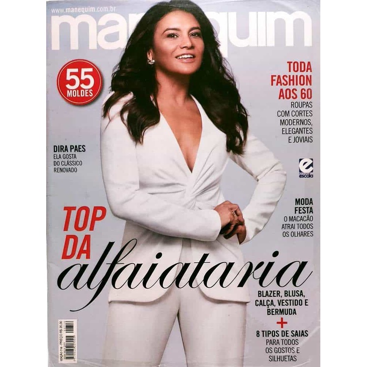 Revista Manequim Top da Alfaiataria N° 716