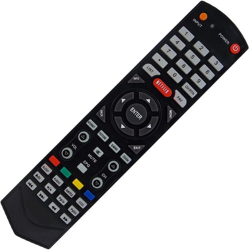 Controle Toshiba Semp Sti Controle R.tv Led/lcd C/netflix