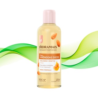 Óleo de Amêndoas Doces c/ Colágeno 120ml Hidramais - Envio Turbo