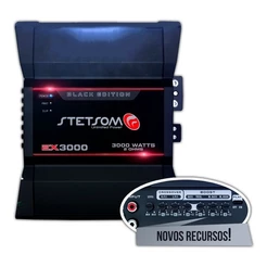 Módulo Amplificador Stetsom Ex3000 Black Edition Ex 3000 2 Ohms
