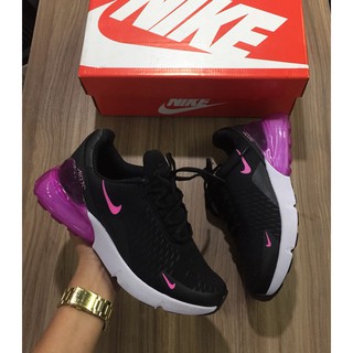 nike air feminino preto e rosa