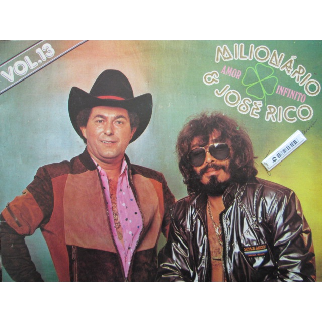 LP Vinil - MILIONÁRIO & JOSÉ RICO - Amor Infinito - Vol.13 -1983 Novissimo Raridade