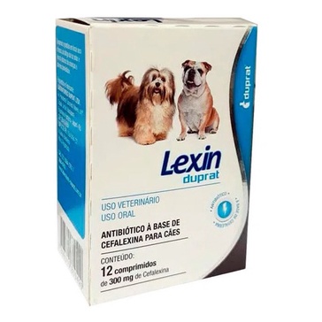 Lexin 300mg Com 12 Comprimidos (cefalexina) Envio Imediato