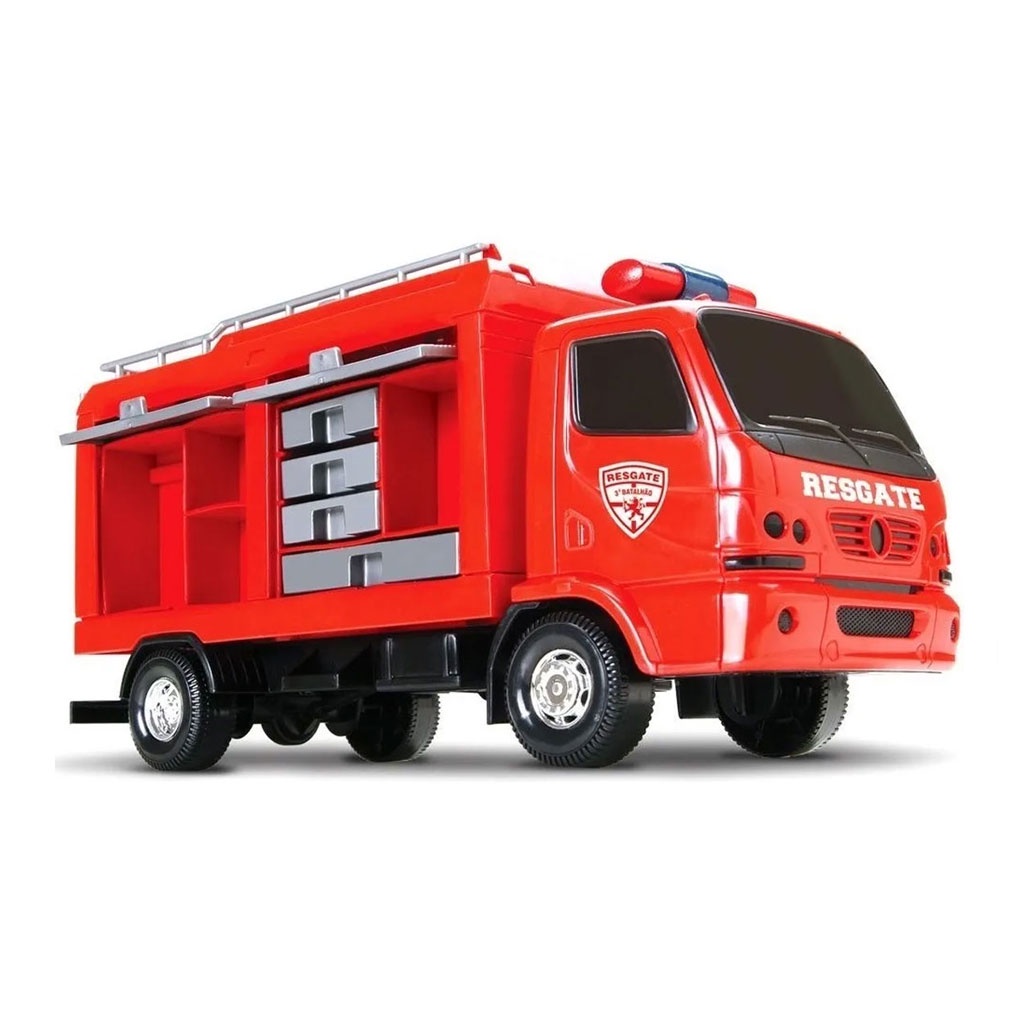 Caminhão Urban Resgate Vermelho 1450 - Roma em Oferta na Shopee