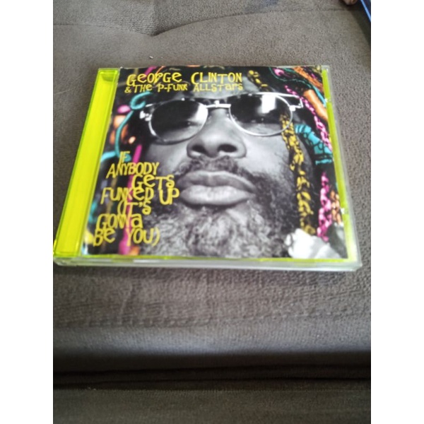 cd single george clinton & the p-funk allstars - if anybody gets funked up