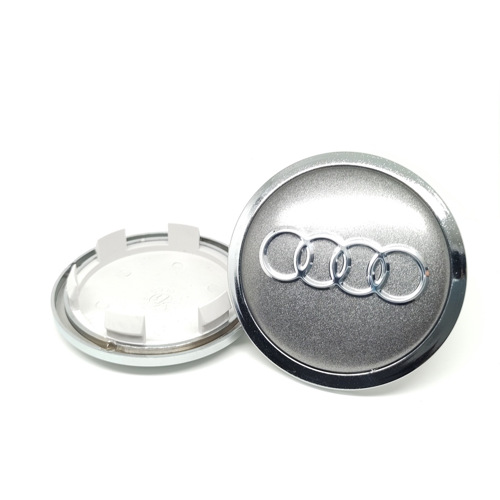 Kit 2 Calota Central Audi A1 A3 A4 A5 A6 A7 A8 RS3 RS4 RS5 RS6 RS7 S3 S4 S5 S6 S7 S8 p/Roda Raw