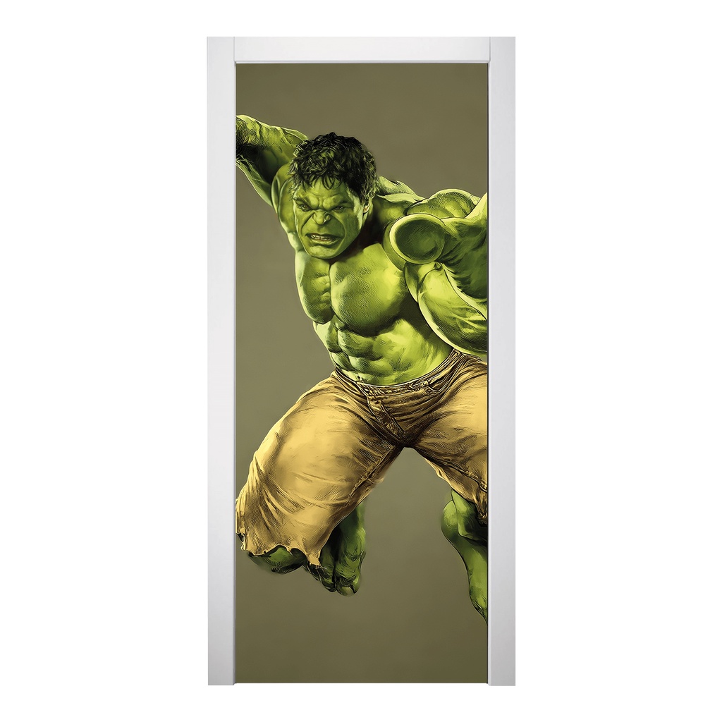 Adesivo de Porta Hulk 4