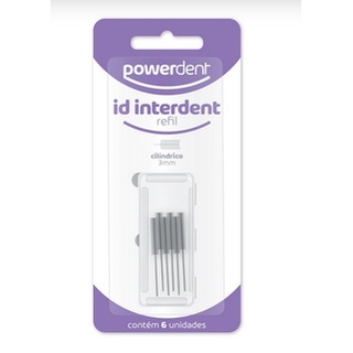 Refil Para Escova Id Interdental Cilíndrico Powerdent