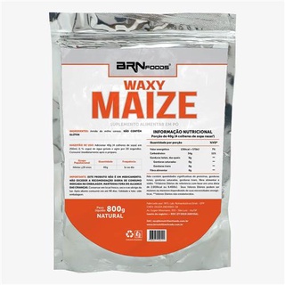 Waxy Maize 800g Sabor Natural - BRNFOODS - Carboidrato de Rápida Absorção