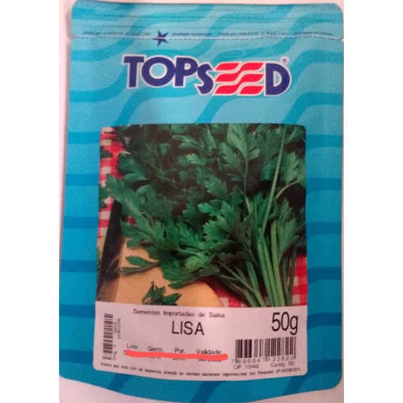 Semente Salsa Lisa 50g Topseed Garden Envio Imediato | Shopee Brasil