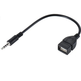Cabo Adaptador Usb Fêmea 3,5m X P3 Entrada Auxiliar Som Car