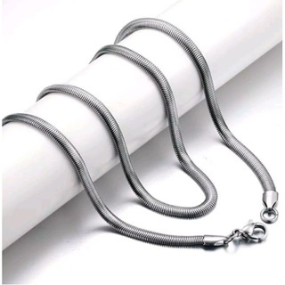 Corrente Aço Inox 316L Cobra amassada/Corrente 60cm/Corrente 5mm*60cm