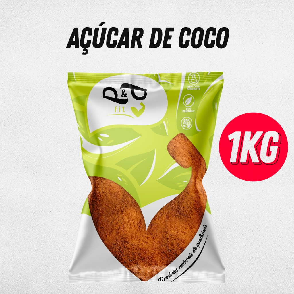 Açúcar de Coco - 100% Natural em Oferta na Shopee