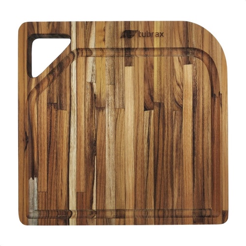 Tábua De Madeira Teca Corte Carne Alimentos Churrasco para Cuba CAC0009/CBC0006 - Tubrax em Oferta na Shopee