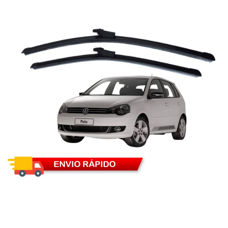 Par Palheta Limpador Parabrisa Dianteiro Vw Polo / Polo Sedan 2010 2011 2012 2013 2014 2015 em Oferta na Shopee