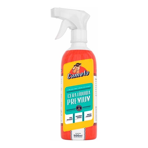 Cera Líquida Premium 500ml Do Camelo Original Alto Brilho