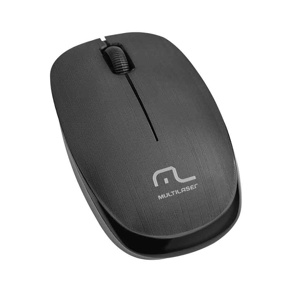Mouse Multilaser Sem Fio 2.4 Ghz 1200 Dpi Usb Preto MO251 em Oferta na Shopee