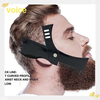 Pente Voz New Cabree 360 ° Ferramentas De Modelagem De Rotação , Régua Ajustável De Barba